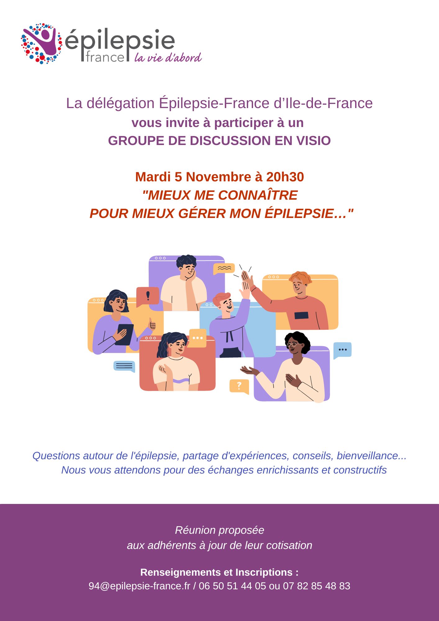 ÎLEDEFRANCE (75) 19 NOVEMBRE 2024 GROUPE DE DISCUSSION